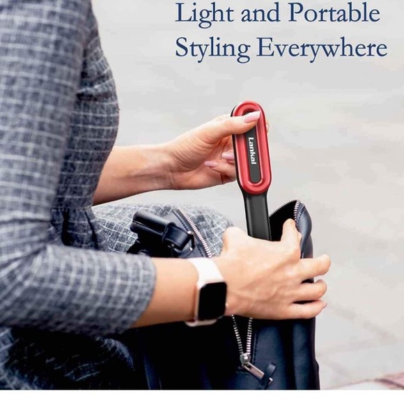 Hair Straightener Brush, Anti-Scald Fast Heating MCH Ceramic Comb - Picture 7 of 7